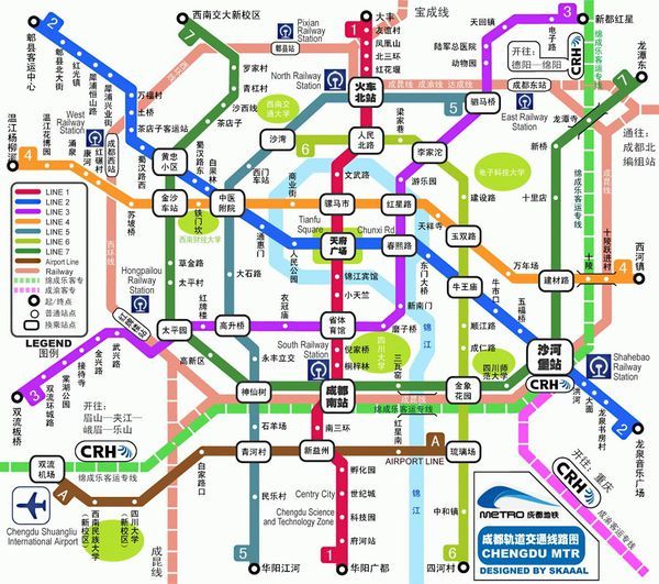 成都地铁线路图更新，温馨旅程启程之地